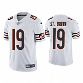 Nike Men & Women & Youth Chicago Bears #19 Equanimeous St. Brown White Vapor untouchable Limited Stitched Jersey,baseball caps,new era cap wholesale,wholesale hats