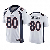 Nike Men & Women & Youth Denver Broncos #80 Greg Dulcich White Vapor Untouchable Stitched Jersey,baseball caps,new era cap wholesale,wholesale hats