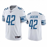 Nike Men & Women & Youth Detroit Lions #42 Justin Jackson White Vapor Untouchable Limited Stitched Jersey,baseball caps,new era cap wholesale,wholesale hats