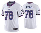 Nike Men & Women & Youth New York Giants #78 Andrew Thomas 2020 White Color Rush Stitched Jersey,baseball caps,new era cap wholesale,wholesale hats
