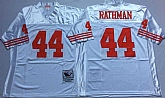 49ers 44 Tom Rathman White M&N Throwback Jersey,baseball caps,new era cap wholesale,wholesale hats