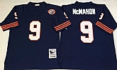 Bears 9 Jim McMahon Navy M&N Throwback Jersey,baseball caps,new era cap wholesale,wholesale hats