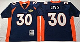 Broncos 30 Terrell Davis Navy M&N Throwback Jersey,baseball caps,new era cap wholesale,wholesale hats