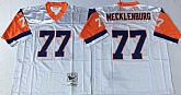 Broncos 77 Karl Mecklenburg White M&N Throwback Jersey,baseball caps,new era cap wholesale,wholesale hats