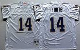 Chargers 14 Dan Fouts White M&N Throwback Jersey,baseball caps,new era cap wholesale,wholesale hats