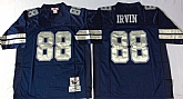 Cowboys 88 Michael Irvin Navy M&N Throwback Jersey,baseball caps,new era cap wholesale,wholesale hats