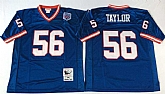 Giants 56 Lawrence Taylor Blue M&N Throwback Jersey,baseball caps,new era cap wholesale,wholesale hats