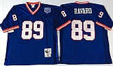Giants 89 Mark Bavaro Blue M&N Throwback Jersey,baseball caps,new era cap wholesale,wholesale hats