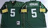 Packers 5 Paul Hornung Green M&N Throwback Jersey,baseball caps,new era cap wholesale,wholesale hats