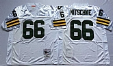 Packers 66 Ray Nitschke White M&N Throwback Jersey,baseball caps,new era cap wholesale,wholesale hats