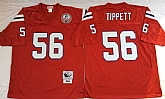 Patriots 56 Andre Tippett Red M&N Throwback Jersey,baseball caps,new era cap wholesale,wholesale hats