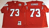 Patriots 73 John Hannah Red M&N Throwback Jersey,baseball caps,new era cap wholesale,wholesale hats
