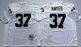 Raiders 37 Lester Hayes White M&N Throwback Jersey,baseball caps,new era cap wholesale,wholesale hats