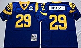 Rams 29 Eric Dickerson Blue M&N Throwback Jersey,baseball caps,new era cap wholesale,wholesale hats