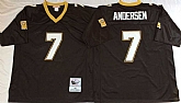 Saints 7 Morten Anderson Black M&N Throwback Jersey,baseball caps,new era cap wholesale,wholesale hats