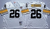 Steelers 26 Rod Woodson White M&N Throwback Jersey,baseball caps,new era cap wholesale,wholesale hats