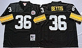 Steelers 36 Jerome Bettis Black M&N Throwback Jersey,baseball caps,new era cap wholesale,wholesale hats