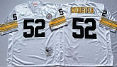 Steelers 52 Mike Webster White M&N Throwback Jersey,baseball caps,new era cap wholesale,wholesale hats