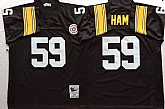Steelers 59 Jack Ham Black M&N Throwback Jersey,baseball caps,new era cap wholesale,wholesale hats