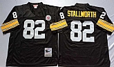 Steelers 82 John Stallworth Black M&N Throwback Jersey,baseball caps,new era cap wholesale,wholesale hats