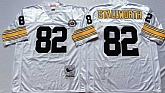 Steelers 82 John Stallworth White M&N Throwback Jersey,baseball caps,new era cap wholesale,wholesale hats