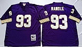 Vikings 93 John Randle Purple M&N Throwback Jersey,baseball caps,new era cap wholesale,wholesale hats