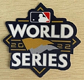 2022 MLB Baseball World Series Patch
