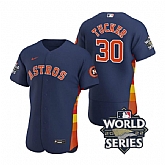 Astros 30 Kyle Tucker Navy Nike 2022 World Series Flexbase Jersey,baseball caps,new era cap wholesale,wholesale hats