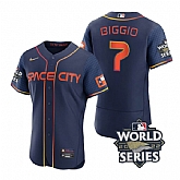 Astros 7 Craig Biggio Navy Nike 2022 World Series City Connect Flexbase Jersey,baseball caps,new era cap wholesale,wholesale hats