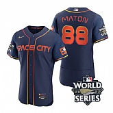 Astros 88 Phil Maton Navy Nike 2022 World Series City Connect Flexbase Jersey,baseball caps,new era cap wholesale,wholesale hats