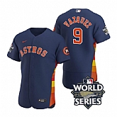 Astros 9 Christian Vazquez Navy Nike 2022 World Series Flexbase Jersey,baseball caps,new era cap wholesale,wholesale hats