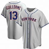 New York Mets 13 Luis Guillorme Grey Nike Away Cool Base Jersey,baseball caps,new era cap wholesale,wholesale hats