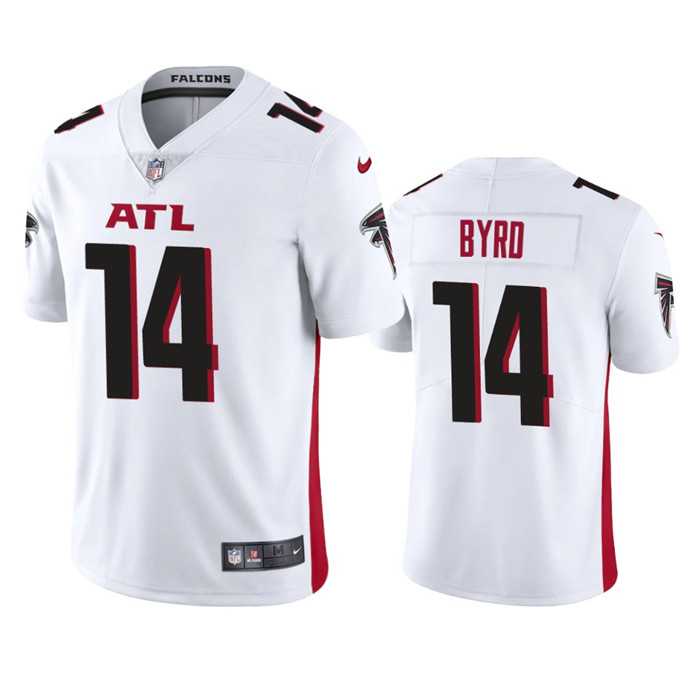 Men & Women & Youth Atlanta Falcons #14 Damiere Byrd White Vapor Untouchable Stitched Football Jersey