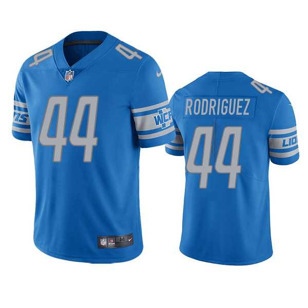 Men & Women & Youth Detroit Lions #44 Malcolm Rodriguez Blue Vapor Untouchable Limited Stitched Jersey