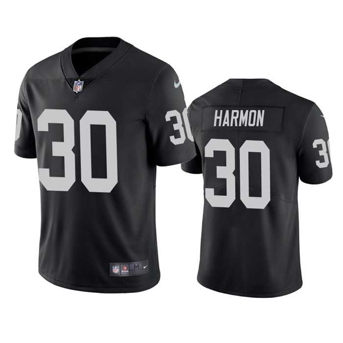 Men & Women & Youth Las Vegas Raiders #30 Duron Harmon Black Vapor Untouchable Limited Stitched Jersey