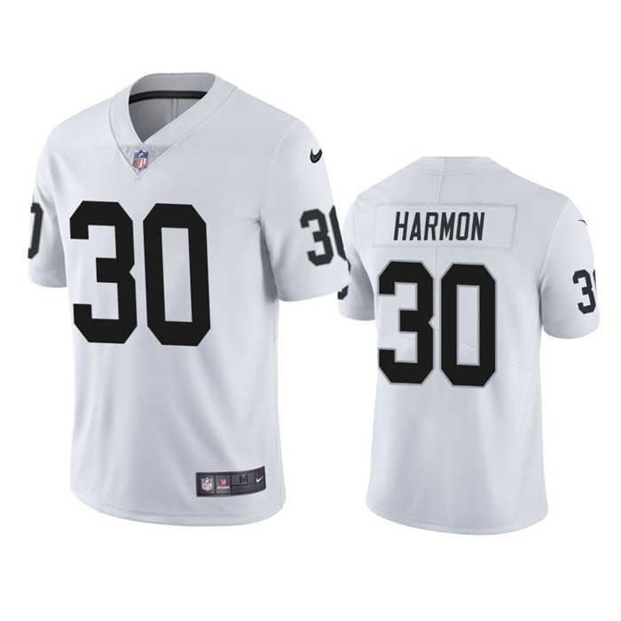 Men & Women & Youth Las Vegas Raiders #30 Duron Harmon White Vapor Untouchable Limited Stitched Jersey