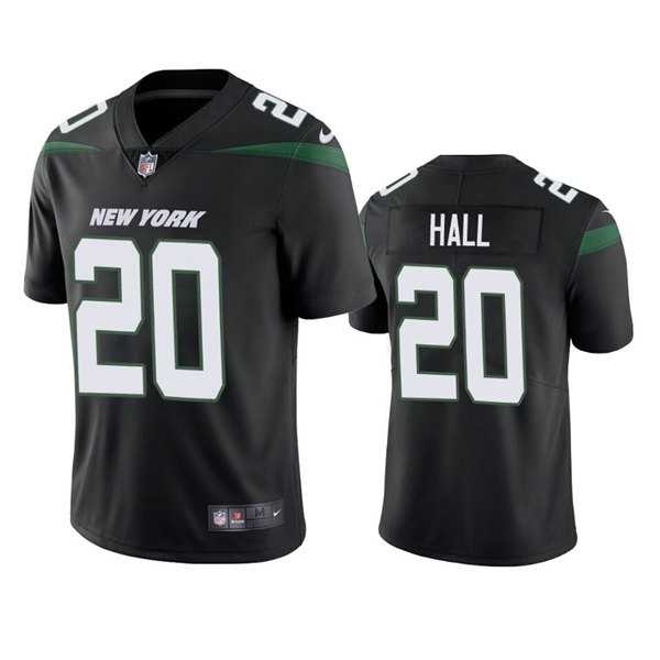 Men & Women & Youth New York Jets #20 Breece Hall 2022 Black Vapor Untouchable Limited Stitched Jersey