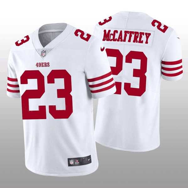 Men & Women & Youth San Francisco 49ers #23 Christian McCaffrey White Vapor Untouchable Stitched Jersey