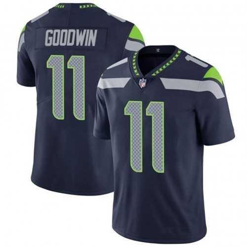 Men & Women & Youth Seattle Seahawks #11 Marquise Goodwin Navy Vapor Untouchable Limited Stitched Jersey
