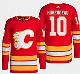 Men's Calgary Flames #10 Jonathan Huberdeau Red Stitched Jersey Dzhi,baseball caps,new era cap wholesale,wholesale hats