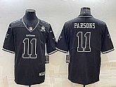 Men's Dallas Cowboys #11 Micah Parsons Black With 1960 Patch Limited Stitched Football Jersey,baseball caps,new era cap wholesale,wholesale hats