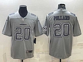 Men's Dallas Cowboys #20 Tony Pollard With Patch Gray Atmosphere Fashion Stitched Jersey,baseball caps,new era cap wholesale,wholesale hats