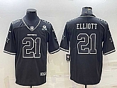 Men's Dallas Cowboys #21 Ezekiel Elliott Black With 1960 Patch Limited Stitched Football Jersey,baseball caps,new era cap wholesale,wholesale hats