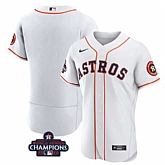 Men's Houston Astros Blank White 2022 World Series Champions Flex Base Stitched Baseball Jersey,baseball caps,new era cap wholesale,wholesale hats