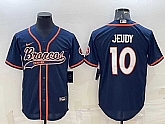 Men's Denver Broncos #10 Jerry Jeudy Navy Blue Stitched Cool Base Nike Baseball Jersey,baseball caps,new era cap wholesale,wholesale hats
