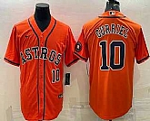 Men's Houston Astros #10 Yuli Gurriel Number Orange With Patch Stitched MLB Cool Base Nike Jersey,baseball caps,new era cap wholesale,wholesale hats
