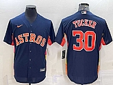 Men's Houston Astros #30 Kyle Tucker Navy Blue Stitched MLB Cool Base Nike Jersey,baseball caps,new era cap wholesale,wholesale hats