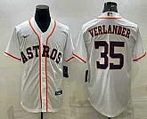 Men's Houston Astros #35 Justin Verlander White Stitched MLB Cool Base Nike Jersey,baseball caps,new era cap wholesale,wholesale hats