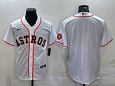 Men's Houston Astros Blank White With Patch Stitched MLB Cool Base Nike Jersey,baseball caps,new era cap wholesale,wholesale hats
