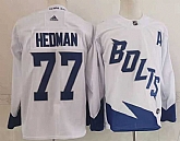 Lightning 77 Victor Hedman White 2022 NHL Stadium Series Adidas Jersey,baseball caps,new era cap wholesale,wholesale hats